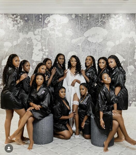 Peignoirs de demoiselles d'honneur