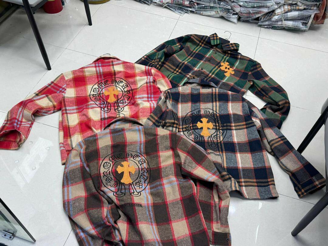 Chemise en flanelle à carreaux