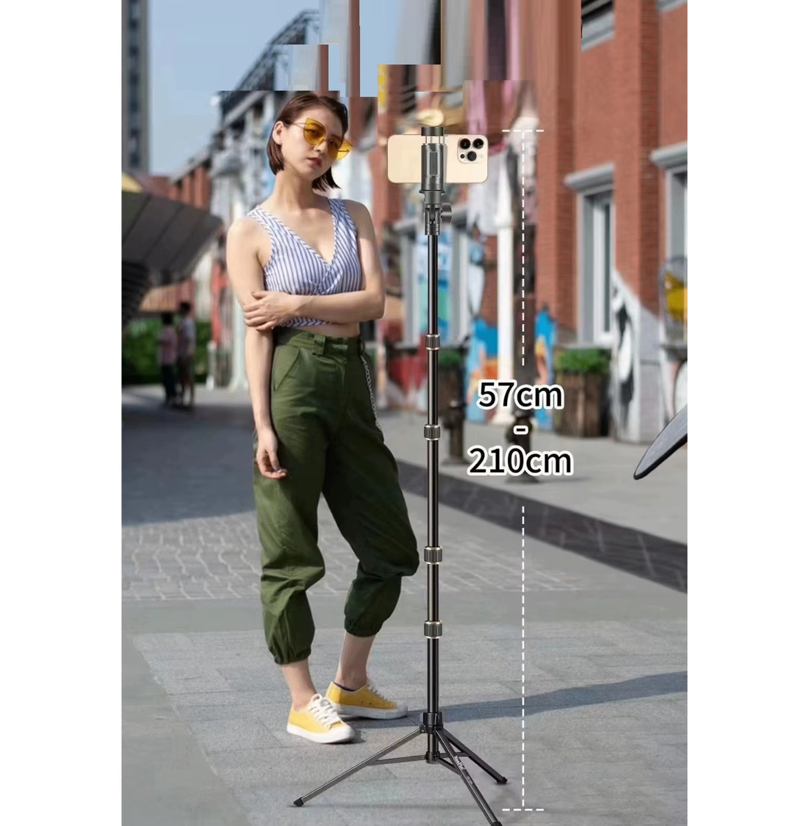 Trépied Selfie Stick 2-en-1