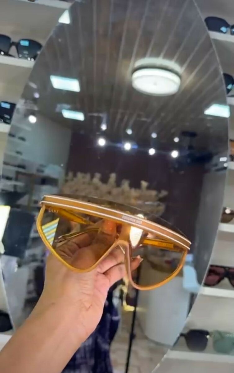 Lunettes de soleil surdimensionnées UV