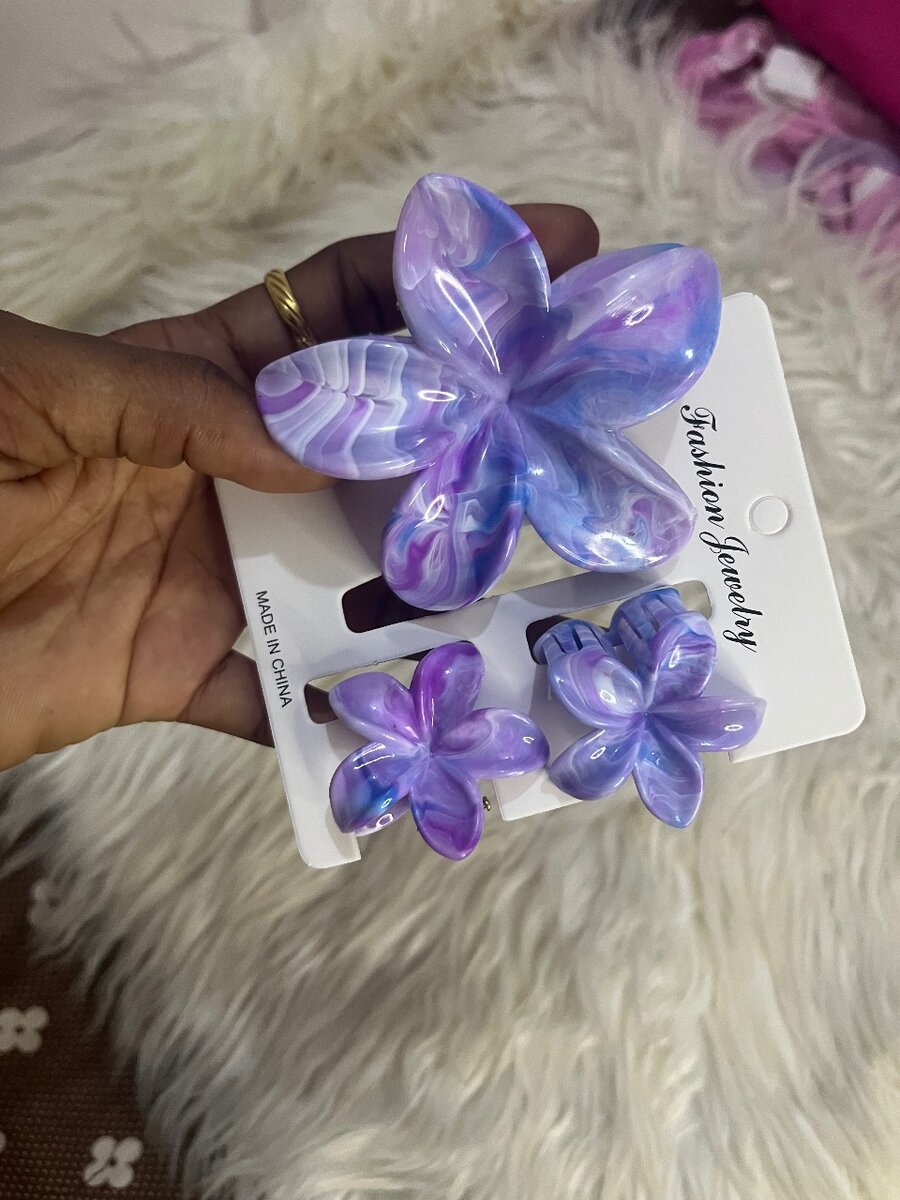 Ensemble d'épingle à cheveux fleur