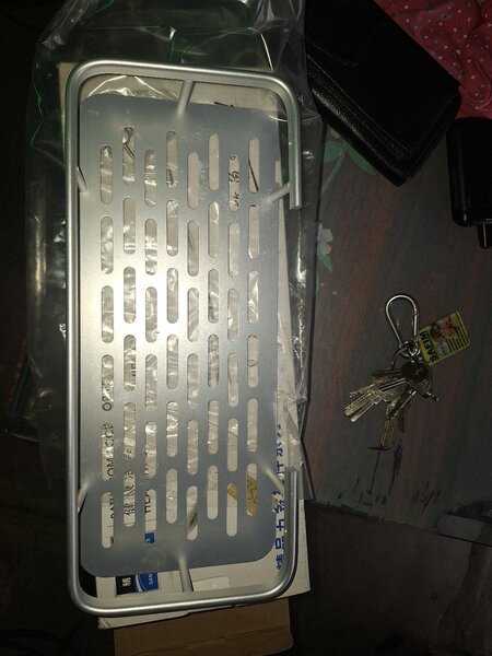 Étagère de douche murale en aluminium