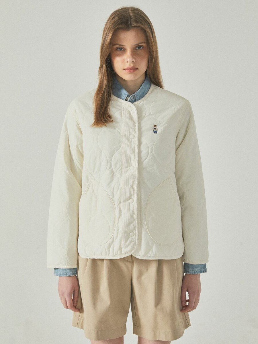 Стёганая куртка от корейского бренда Whoau