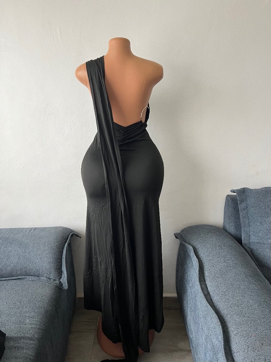 Black evening dress