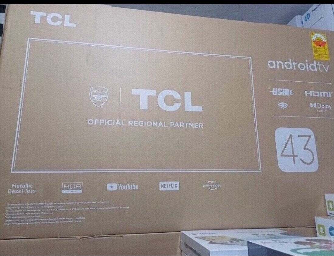 TCL 43inches television, smart