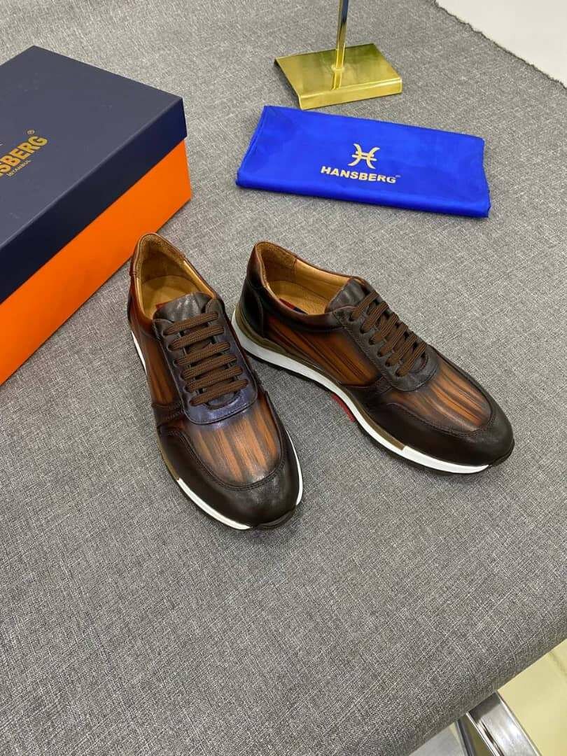 Baskets en cuir Hansberg