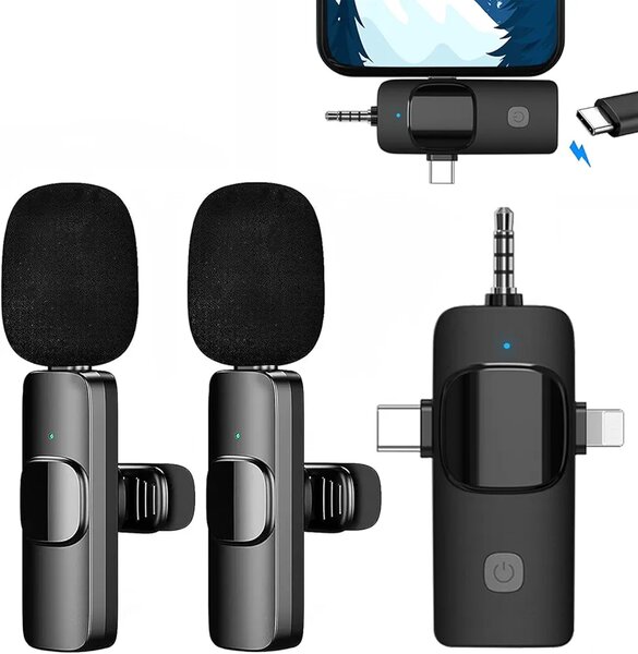Microphone Lavalier 3-en-1