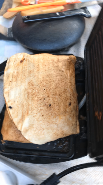 Notre double chawarma fromage