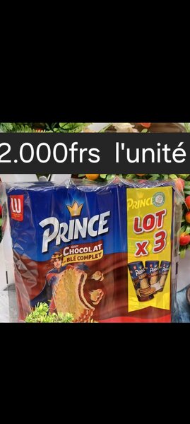 Prince Biscuits Chocolat Pack x3