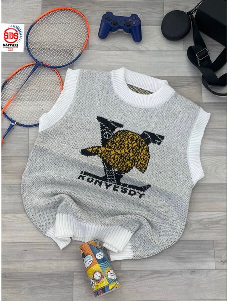 Pull sans manches graphique