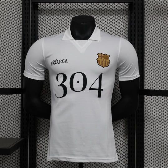 Maillot blanc Barça 304