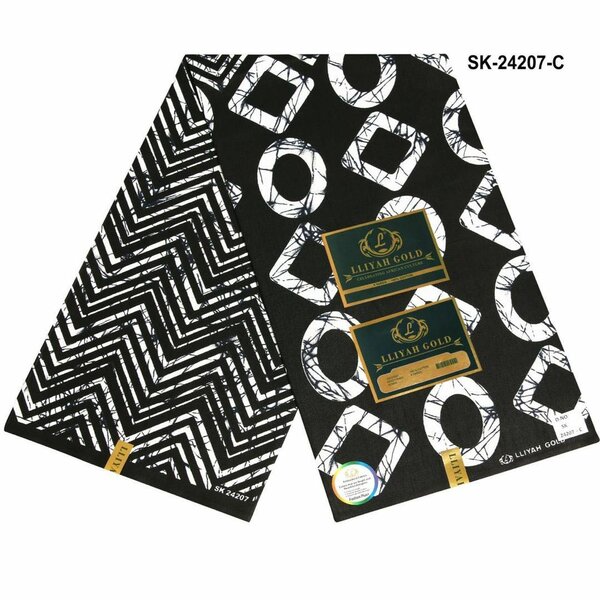 Two pattern African print