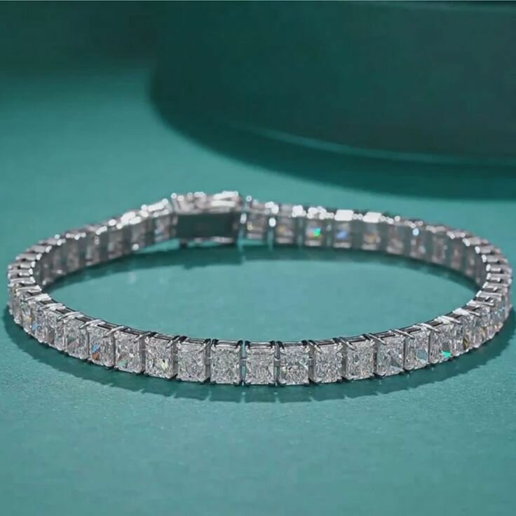 Bracelet chaîne en strass élégant
