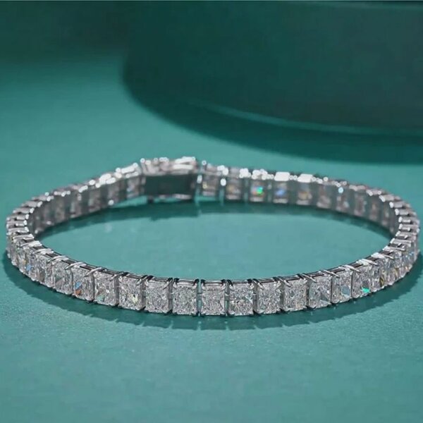 Bracelet chaîne en strass élégant