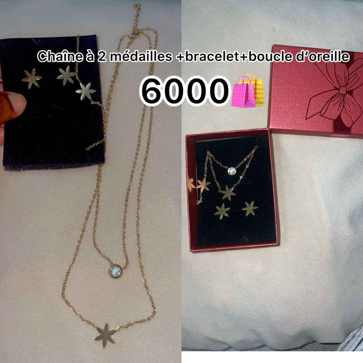 Ensemble Bijoux Doré Chic
