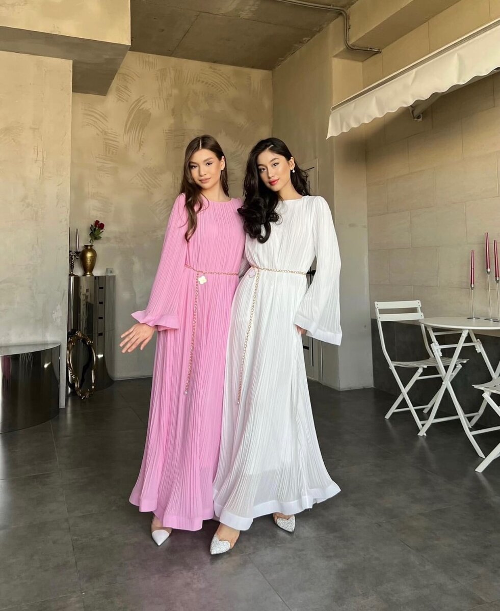 Платье гофре