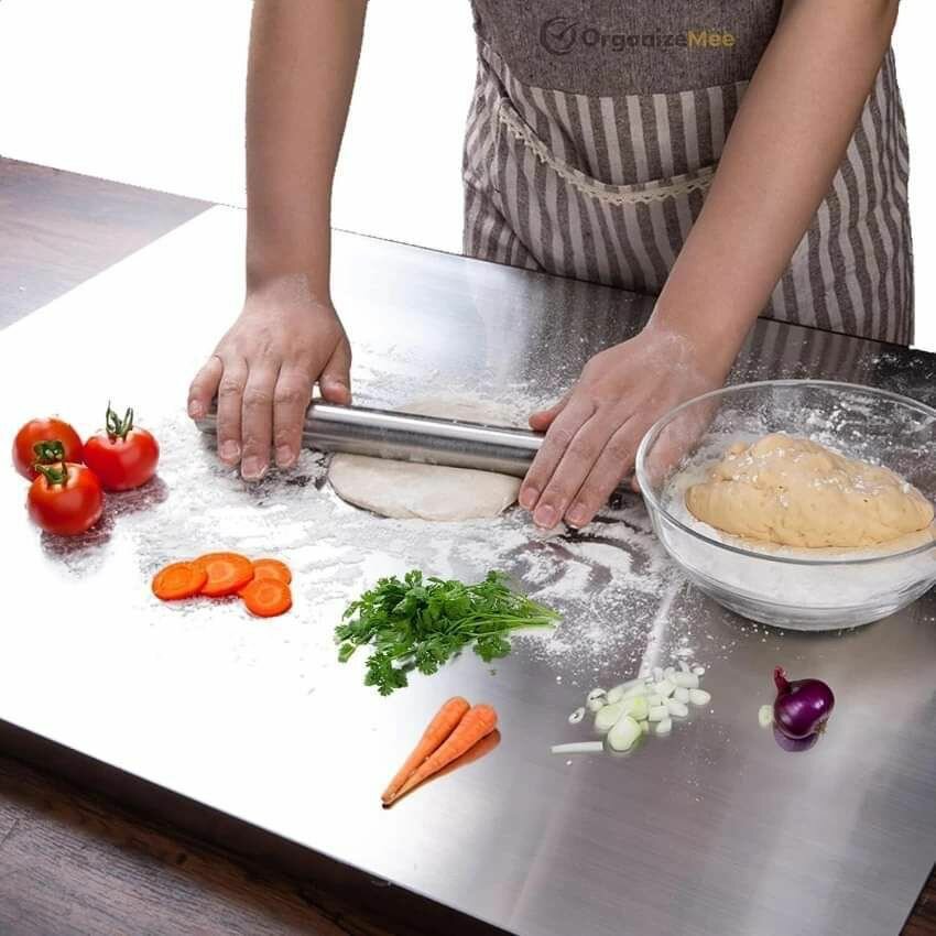Vegetables and meat steel cutting board