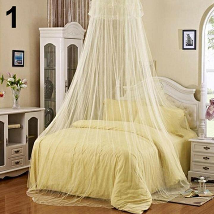 yellow mosquito net