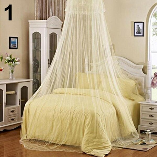 yellow mosquito net