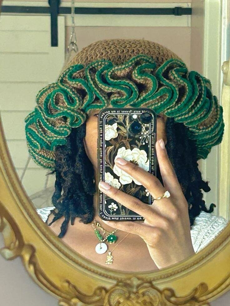 Chapeau en crochet élégant