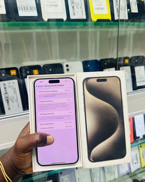 iPhone 15 Pro Max Gris 256 Go