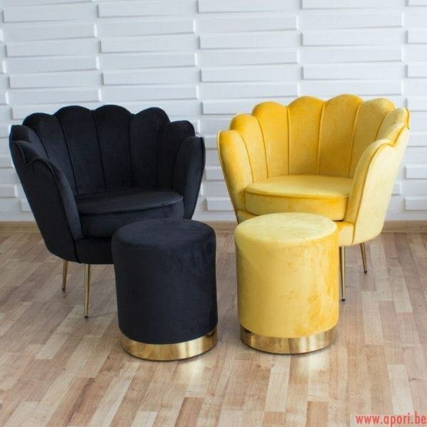 Fauteuils coquillages