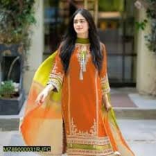 Ladies lawn suit 2 pcs