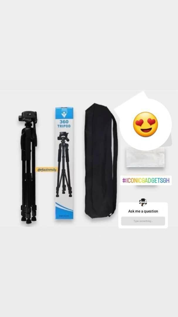 Portable 5ft Tripod Stand For Phone and Camera
