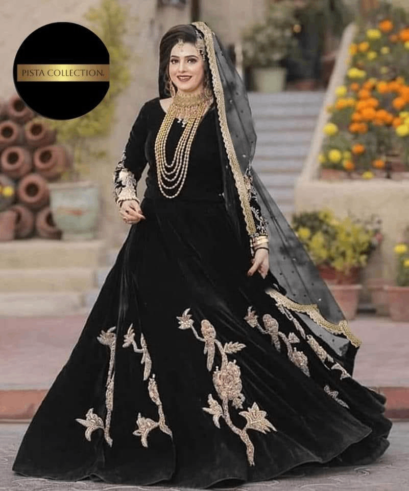 3 PCs Women's Unstitched Embroidered Maxi Suit