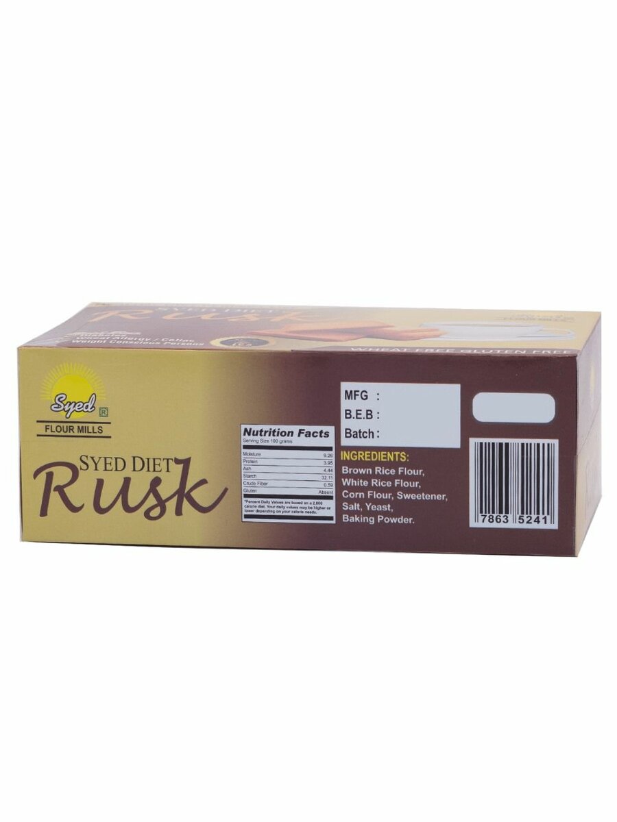 Syed Diet Rusk