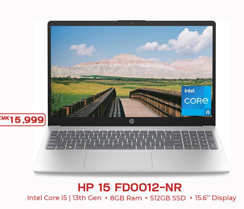 New Laptop HP 15 FDOO12-NR