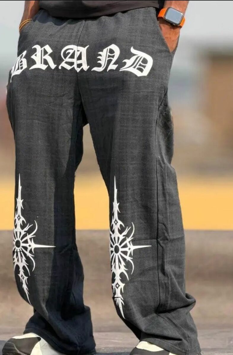 Pantalons décontractés imprimés