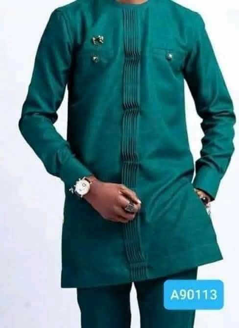 Ensemble Tunique Homme Vert