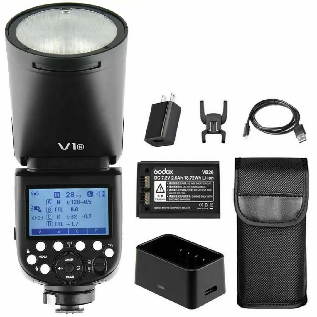 Flash Godox V1 avec accessoires