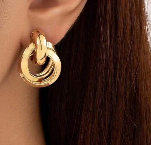 Beautiful fashionable earrings
