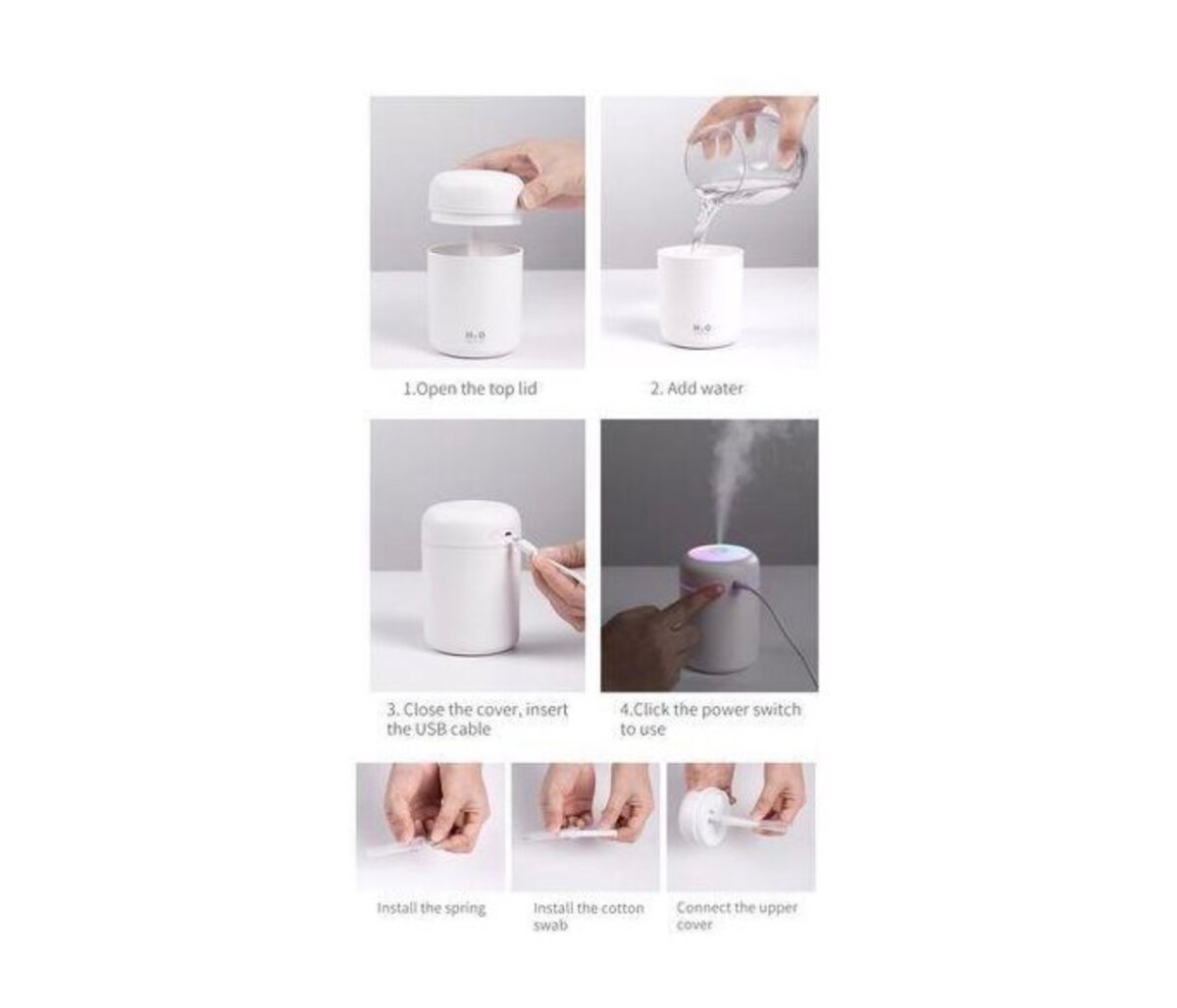 Humidificateur USB LED Coloré