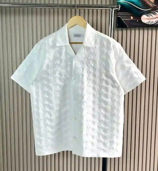 Chemise en lin blanc homme