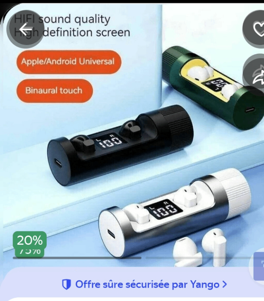 Écouteurs sans fil HiFi