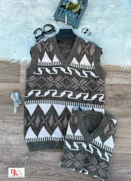 Gilets tricotés sans manches