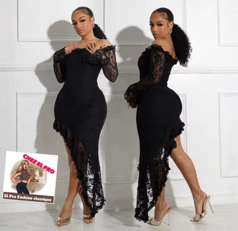 Robe en dentelle élégante