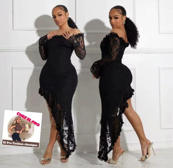 Robe en dentelle élégante