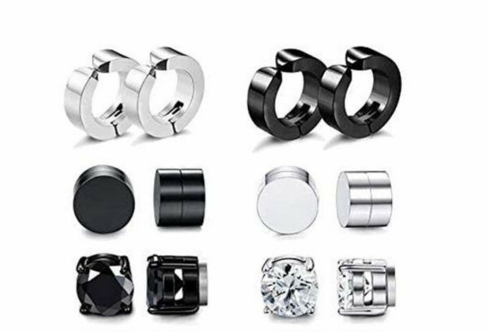 Boucle doreille aimantée