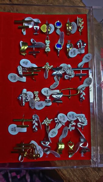 Bagues inoxydable or et argent