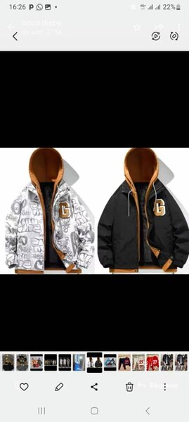 Blouson Homme Réversible Stylé