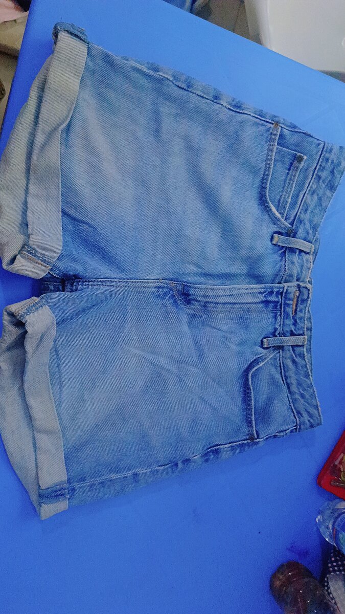 Short en jean décontracté