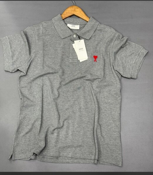 Polo gris en coton élégant