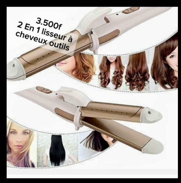 Fer à boucler et à lisser