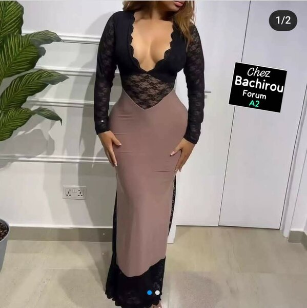 Robe élégante en dentelle