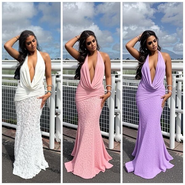 Robe d'été élégante femme