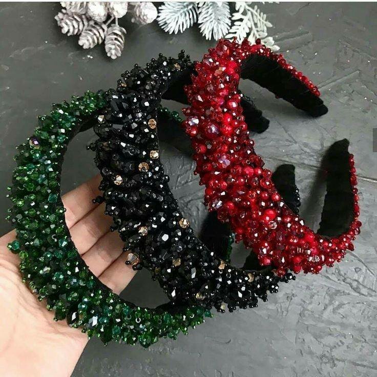 Serre-têtes en perles élégants